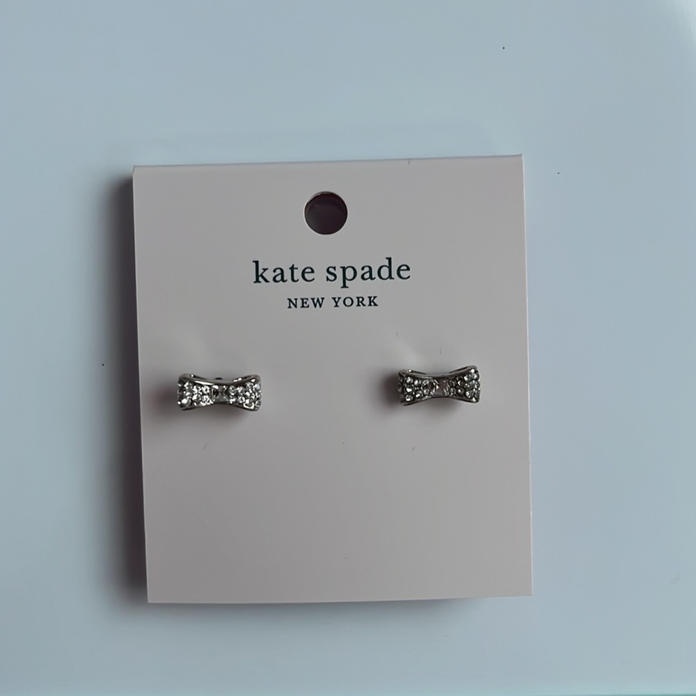 kate spade bow tie stud earrings